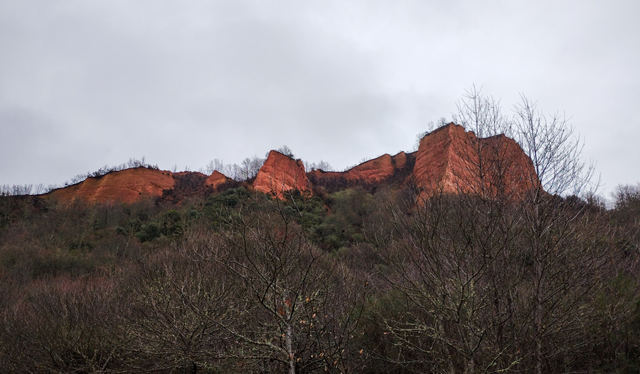 Restos de mina de oro de Las Médulas, León